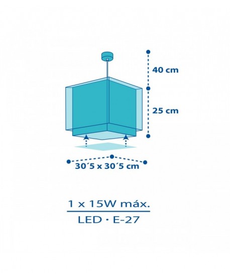 Lámpara de techo infantil Petit Marin