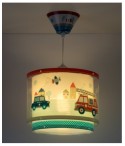 Lampada da soffitto a sospensione per bambini Police Polizia