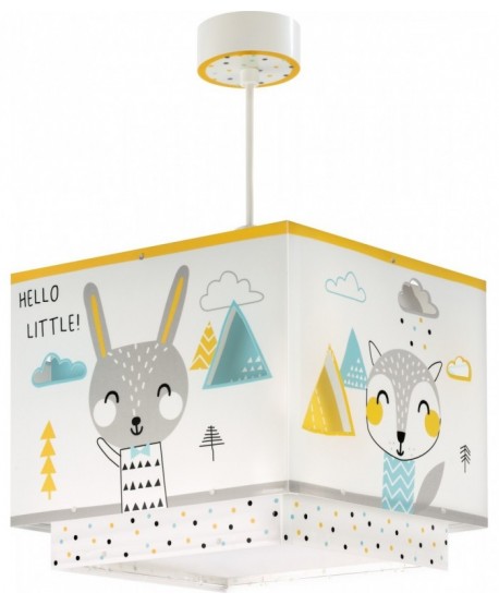 Lámpara de techo infantil Hello Little animales bosque