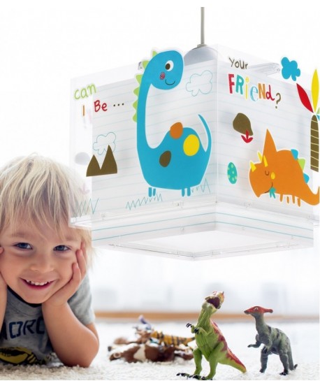 Lámpara de techo infantil Dinos Dinosaurios