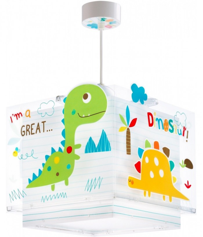 Lámpara de techo infantil Dinos Dinosaurios