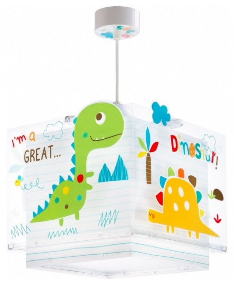 Lámpara de techo infantil Dinos Dinosaurios