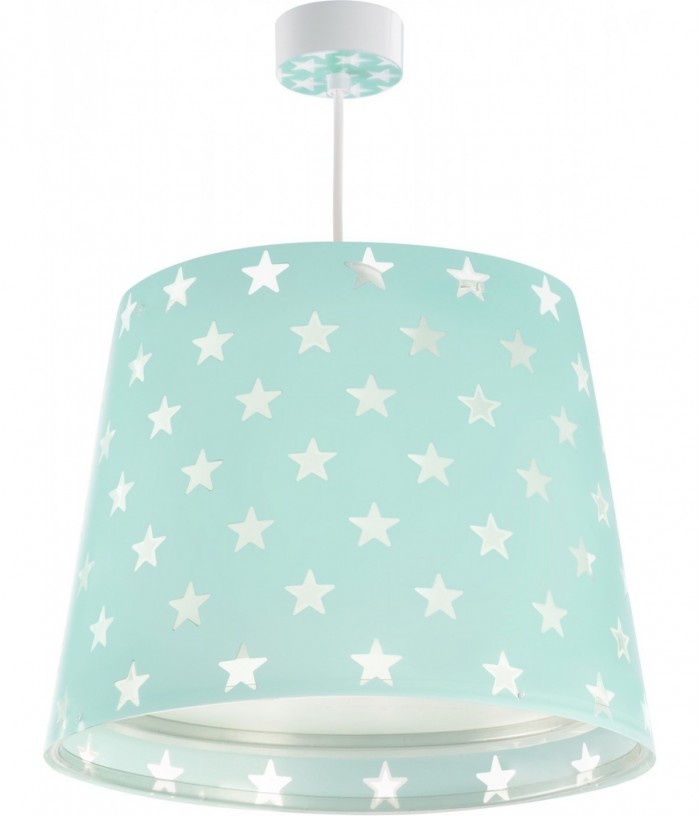 Lustre et lampe suspension Stars Étoiles vert