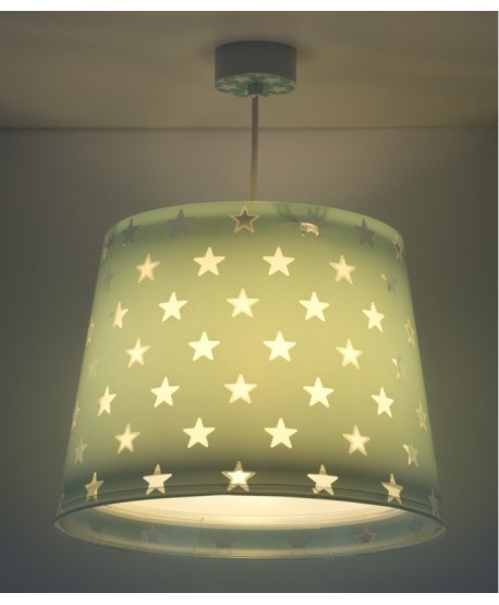 Hanging lamp Stars green