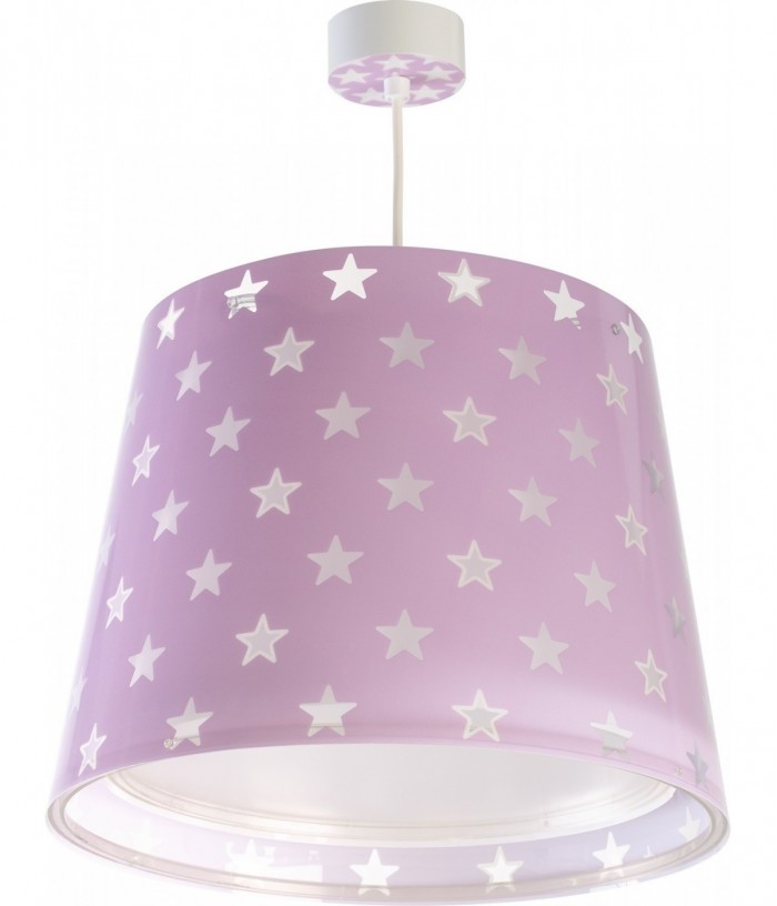 Hanging lamp Stars purple