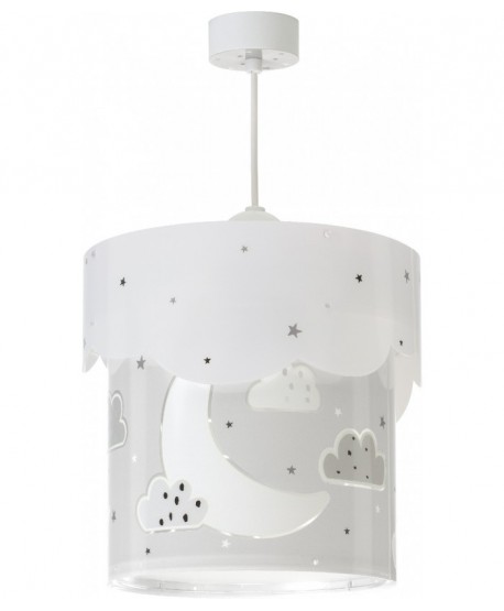 Hanging lamp for Kids Moon grey