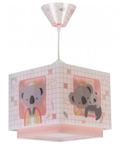 Children ghanging lamp Koala pink