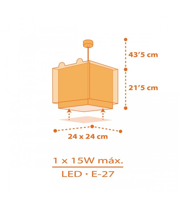 Lampada a sospensione per bambini Little Tiger Piccola Tigre