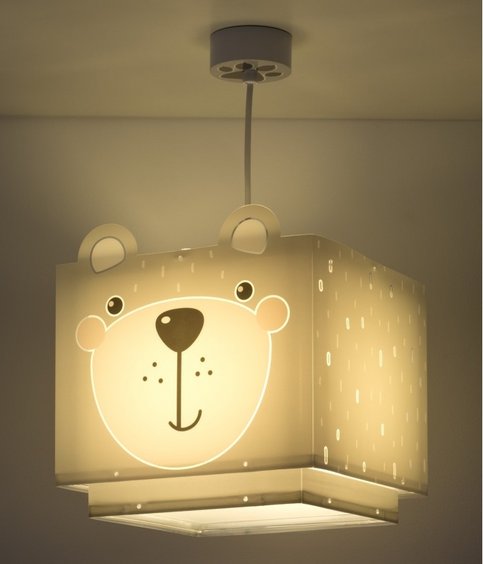 Lustre et lampe suspension enfant Little Teddy Petit Ours