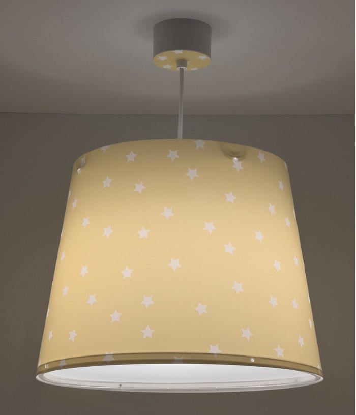 Candeeiro de teto Star Light Estrela amarelo