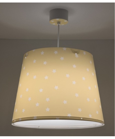 Candeeiro de teto Star Light Estrela amarelo