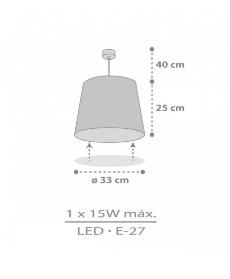 Lampara de techo Star Light Estrella blanca