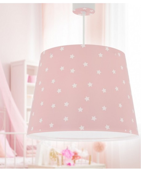 Lustre et lampe suspension Star Light Lumière Étoilée rose