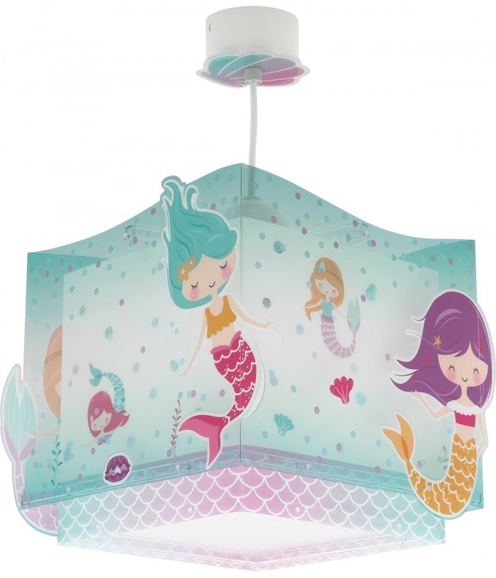 Lámpara de techo infantil Mermaids Sirenas