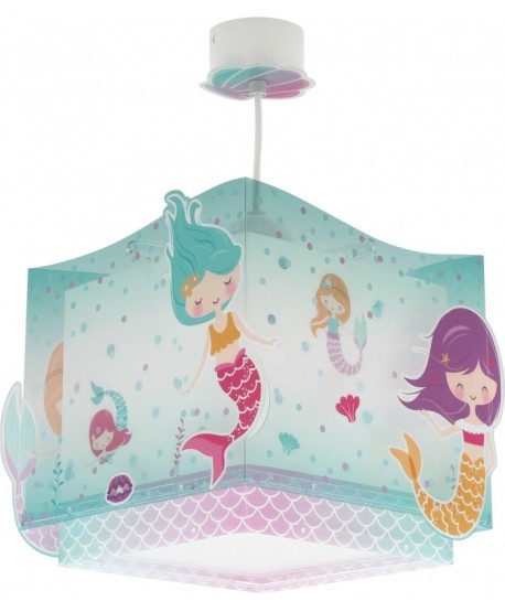 Lámpara de techo infantil Mermaids Sirenas