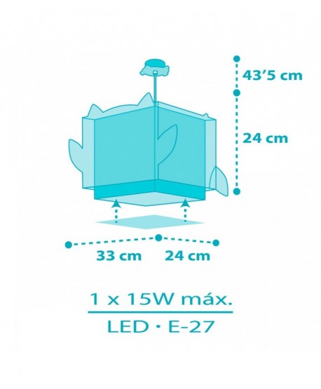 Lámpara de techo infantil Little Owl Pequeño Búho