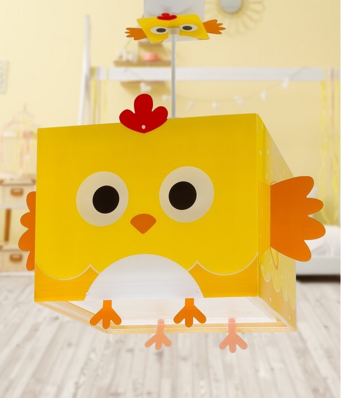 Lampada da soffitto a sospensione per bambini Little Chicken Piccolo Pollo animali