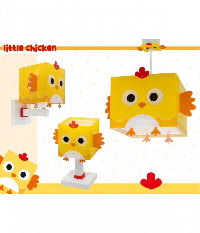 Lampada da soffitto a sospensione per bambini Little Chicken Piccolo Pollo animali