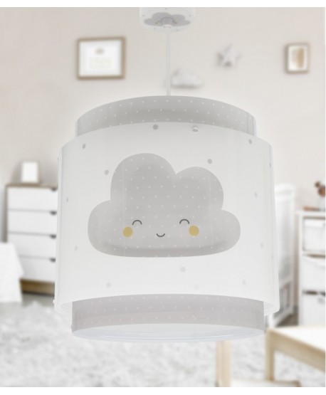 Lámpara de techo infantil Baby Dreams Nube gris