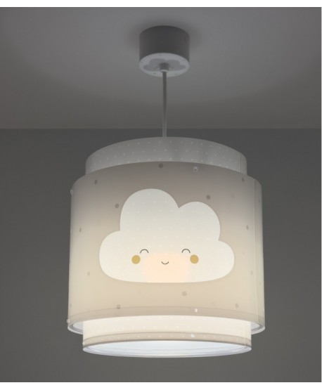 Lampada a sospensione per bambini Baby Dreams Nuvola grigio