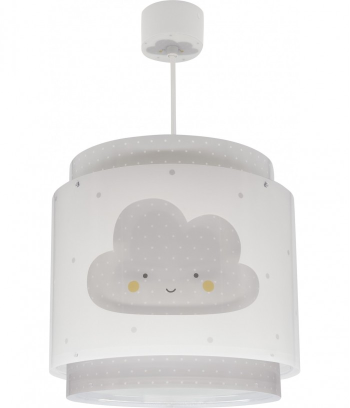 Lámpara de techo infantil Baby Dreams Nube gris