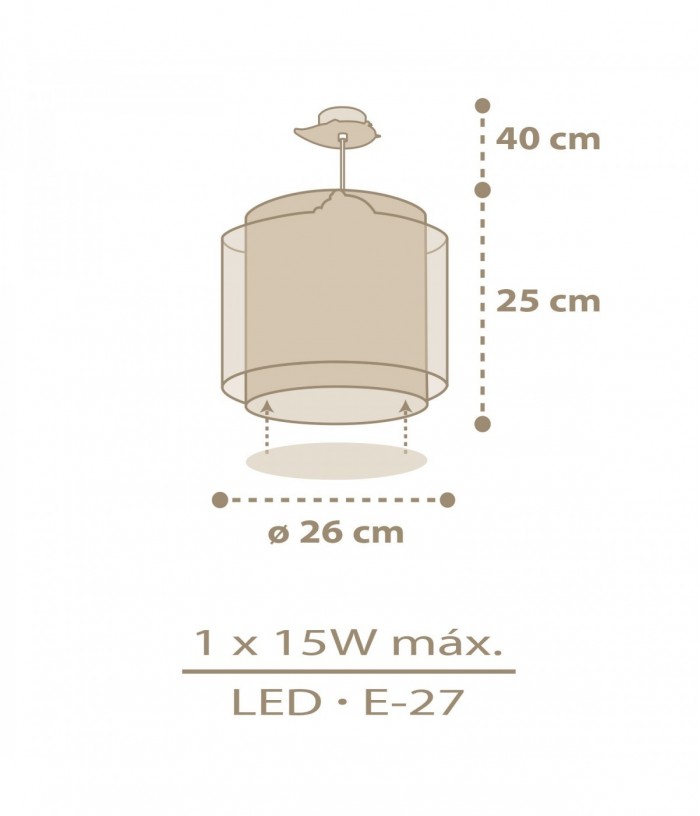 Lampada a sospensione per bambini Baby Chick Pulcino