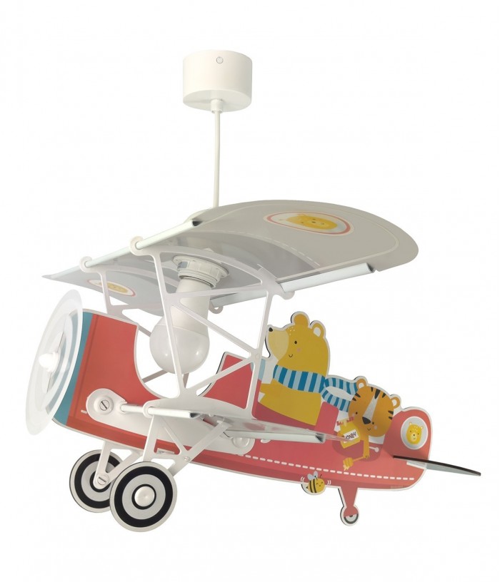 Lampada da soffitto per bambini aereo orso Piccolo Teddy