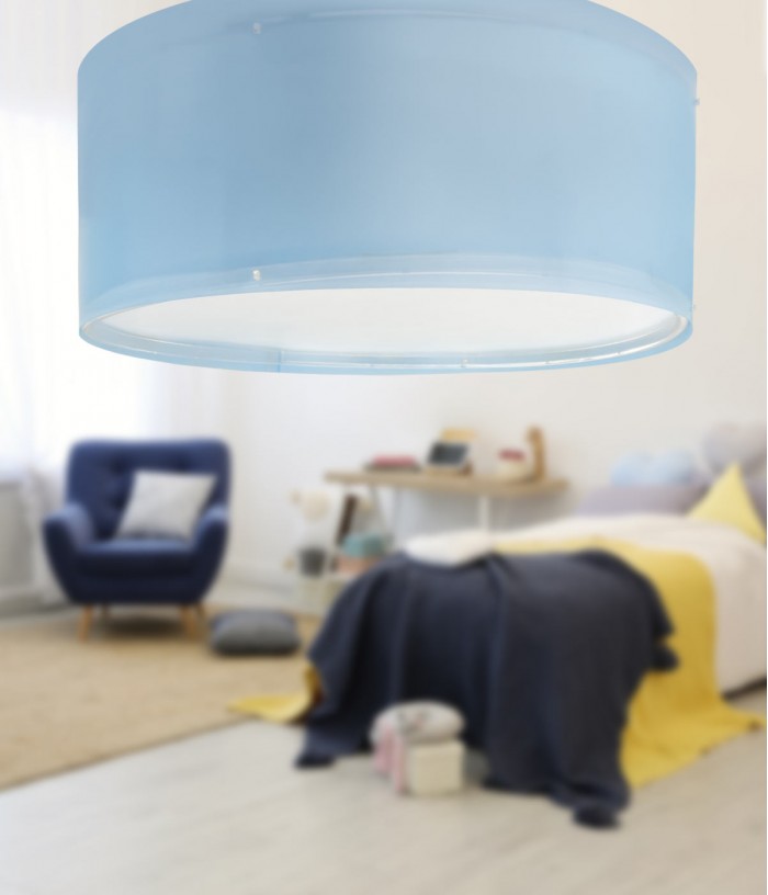 Plafoniere per bambini Color Light Blu