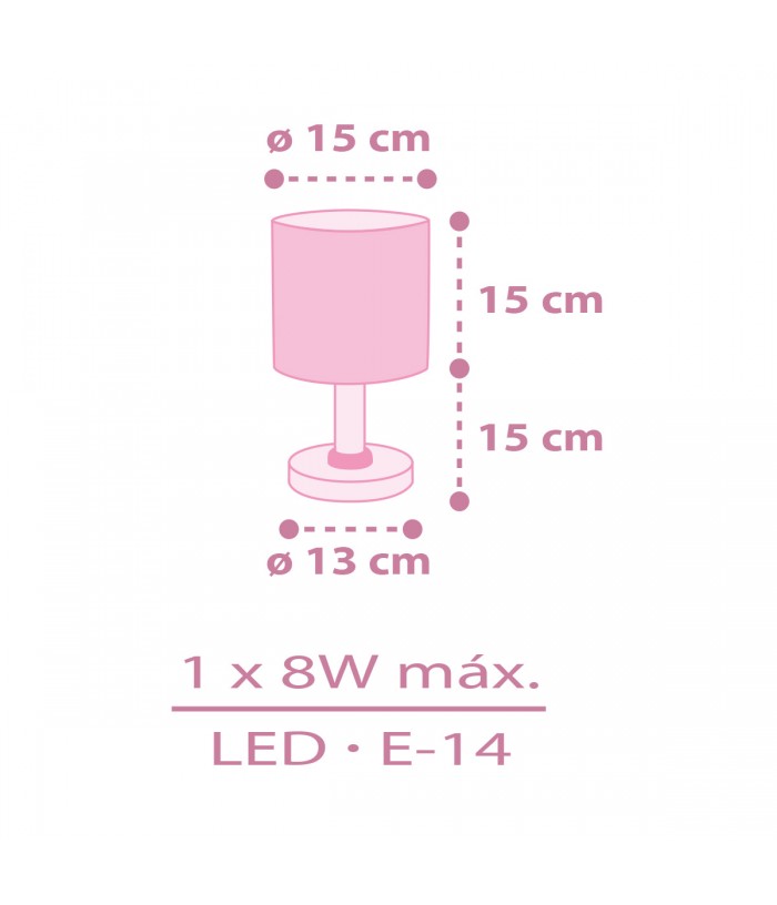 Lámpara de mesa infantil Fairy Dreams