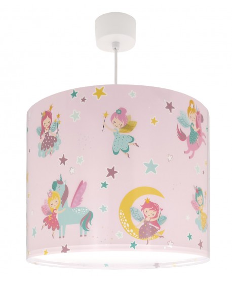 Candeeiro De Teto Infantil Fairy Dreams Fadas