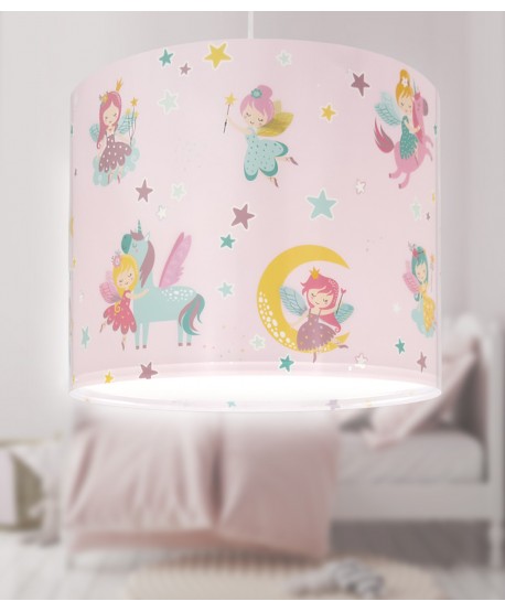 Candeeiro De Teto Infantil Fairy Dreams Fadas