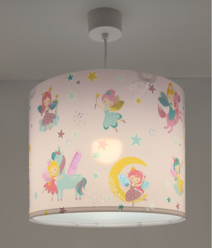 Lampada da soffitto per bambini Fairy Dreams Fata