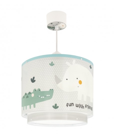 Children Ceiling Lamp Rhino & Croco