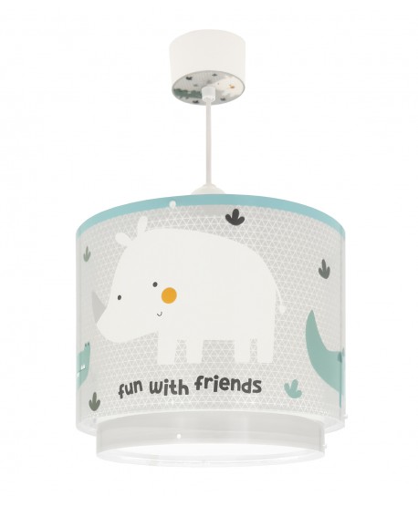 Children Ceiling Lamp Rhino & Croco