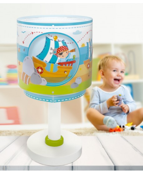 Lampe De Chevet Pour Enfant Pirate Island Île Des Pirates