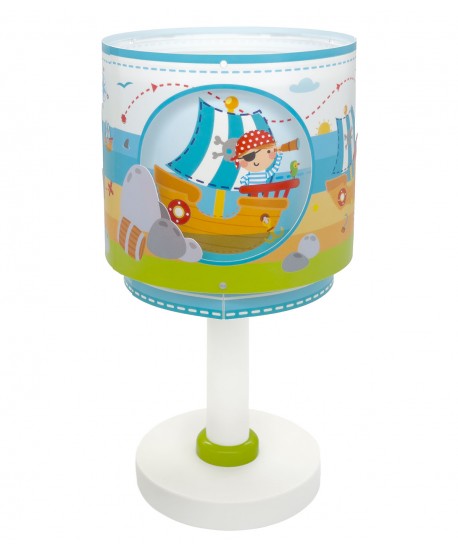 Children Table Lamp Pirate Island