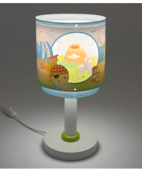 Children Table Lamp Pirate Island