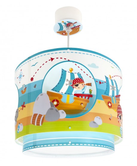 Candeeiro De Teto Infantil Pirate Island Ilha Pirata