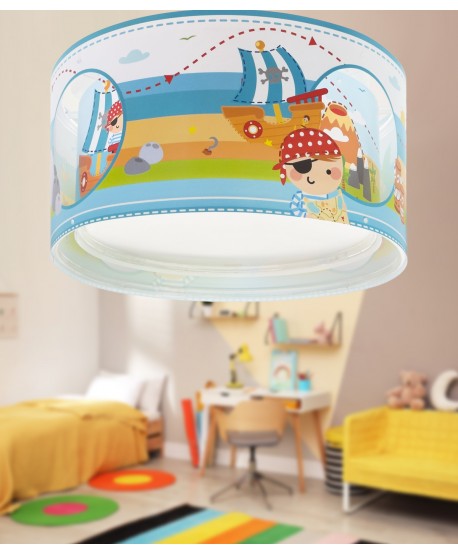 Children Ceiling Light Pirate Island