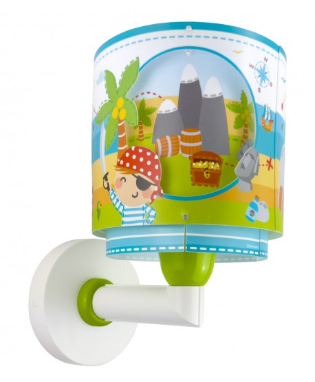 Children Wall Lamp Pirate Island