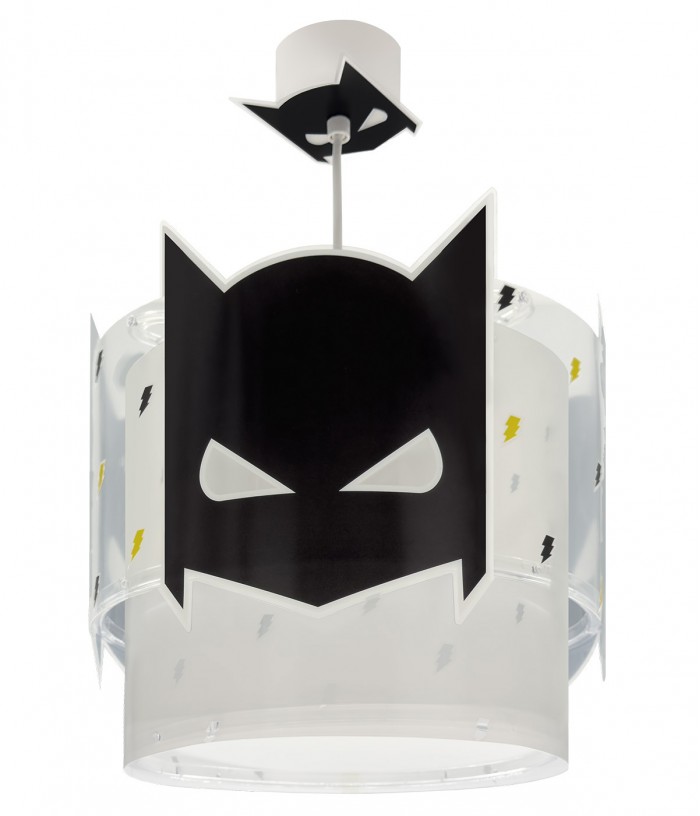 Lampada da soffitto per bambini Dark Hero Supereroe