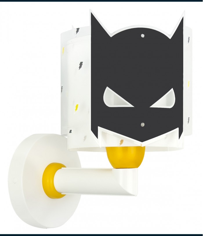 Aplique de pared infantil Dark Hero