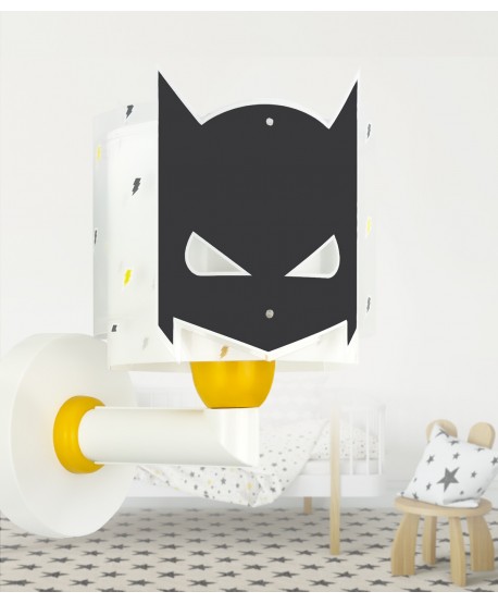 Aplique de pared infantil Dark Hero