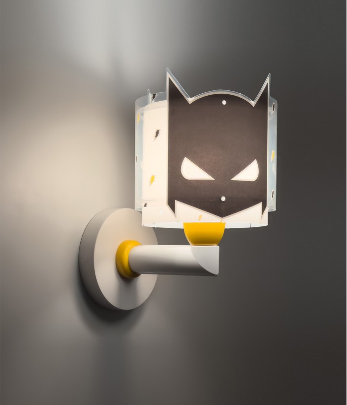 Aplique de pared infantil Dark Hero