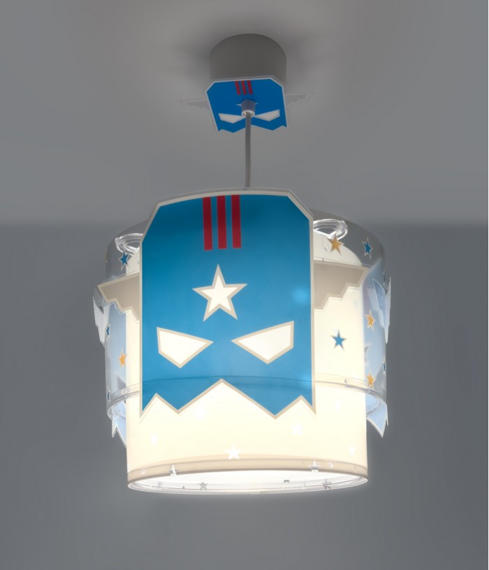 Children Ceiling Lamp Blue Hero