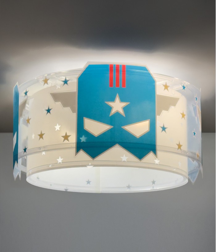 Children Ceiling Light Blue Hero