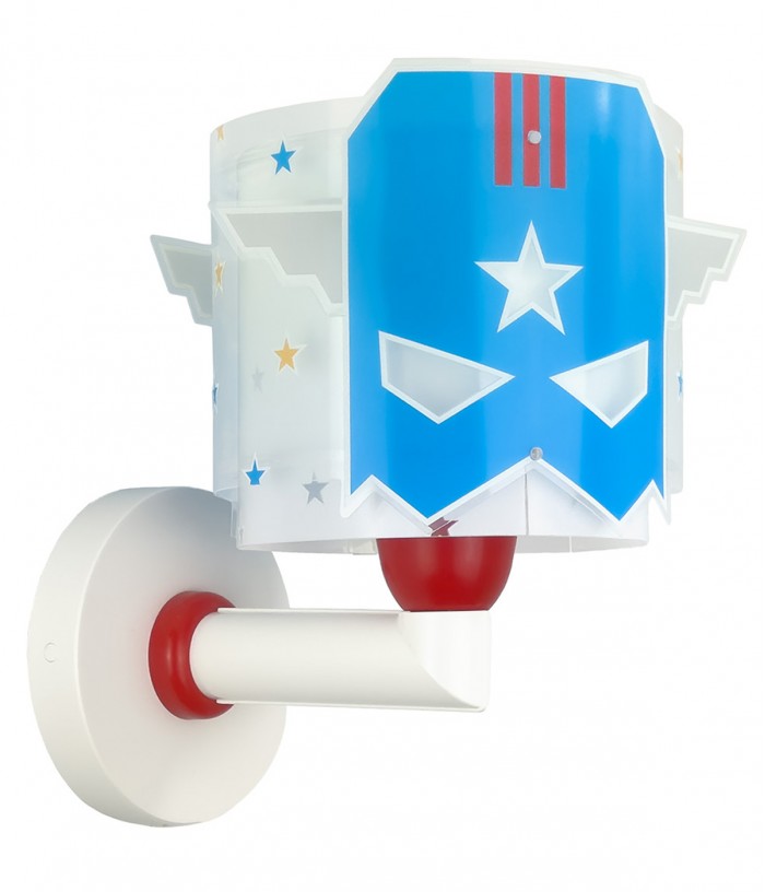 Applique per bambini Blue Hero Supereroe