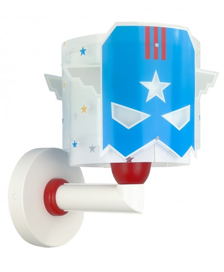 Applique Murale Pour Enfant Blue Hero Super-héros