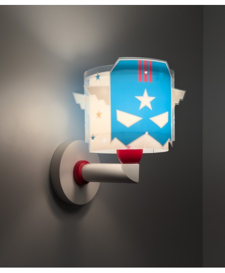 Children Wall Lamp Blue Hero