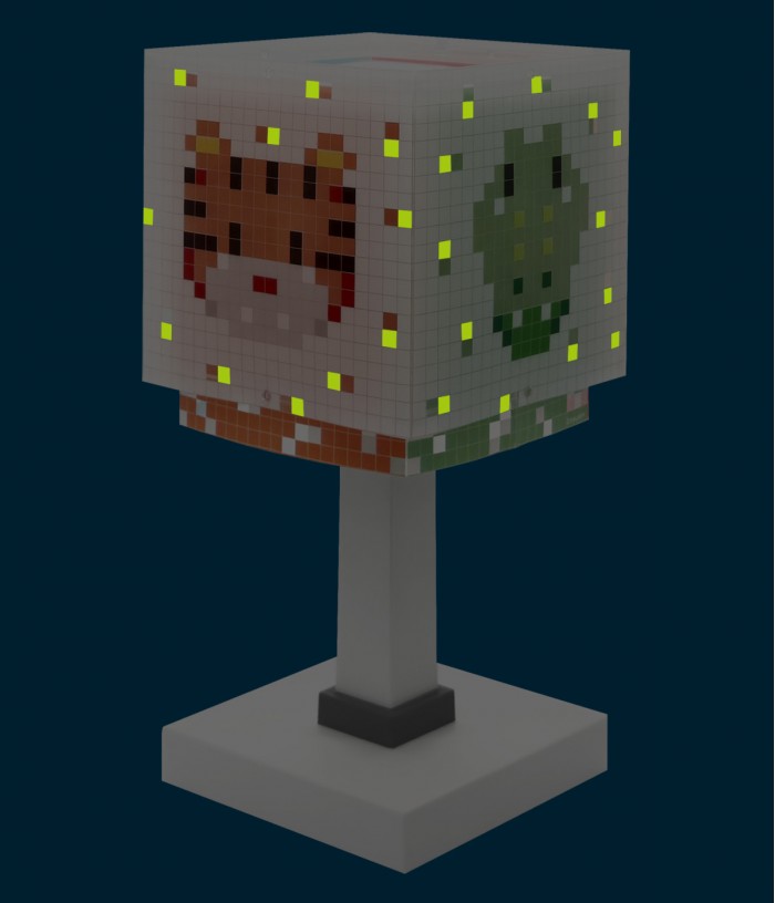 Children Table Lamp Little Pixel